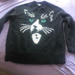 Cute mohair cat sweater. Size large. 💗💗💗. 😽